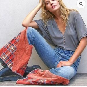 We The Free (Free People) Flashback Flare Patchwork Bell Bottom Jeans Size 26